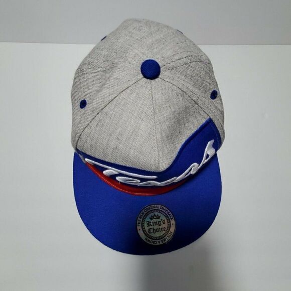 Malaki Texas Snapback Hat Flat Brim Kings Choice - Picture 6 of 12